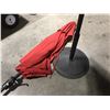 Image 2 : GROUP OF 2 CRANKABLE UMBRELLAS & 1 UMBRELLA STAND