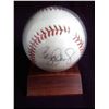 Image 1 : ROGER CLEMENS SIGNED BASEBALL IN DISPLAY CASE