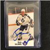 Image 1 : BORJE SALMING SIGNED HOCKEY CARD