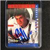 Image 1 : PATRICK MARLEAU SIGNED UPPER DECK HOCKEY CARD