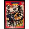 Image 1 : O.J SIMPSON SIGNED NFL TRADING CARD