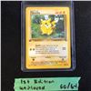 Image 1 : BASIC POKEMON PIKACHU CARD (1ST EDITION, UNPLAYED) 60/64