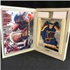 Image 1 : ST. LOUIS BLUES STAR HANGER W/ BRETT & BOBBY HULL SIGNED 8X10