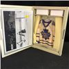 Image 1 : TORONTO MAPLE LEAFS STAR HANGER W/ JOHNNY BOWER SIGNED 8X10