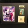 Image 1 : JERRY RICE SIGNED 16 X 20PHOTO W/ TRADING CARD DISPLAY