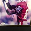 Image 2 : JERRY RICE SIGNED 16 X 20PHOTO W/ TRADING CARD DISPLAY