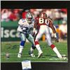 Image 1 : DEON SAUNDERS AND JERRY RICE SIGNED 16 X 20 BECKETT COA