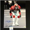 Image 1 : DEON SAUNDERS SIGNED 16 X 20  PHOTO (BECKETT COA)