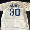 Image 1 : TIM RAINES SIGNED EXPOS JERSEY (JSA COA)