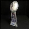 Image 1 : Jeff Hostetler Giants Signed Large Lombardi Trophy (PA COA)