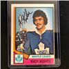 Image 1 : RICK KEHOE SIGNED VINTAGE HOCKEY CARD