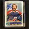 Image 1 : ED MIO SIGNED ITG BETWEEN THE PIPES HOCKEY CARD