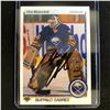 Image 1 : CLINT MALARCHUK SIGNED 1990-91 UPPER DECK HOCKEY CARD