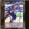 Image 1 : ALEX BURROWS SIGNED 2014-15 VANCOUVER CANUCKS PROMO CARD