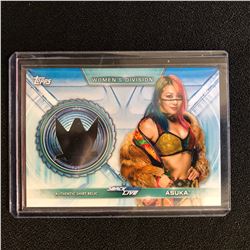 2019 WWE TOPPS WOMEN'S DIVISION ASUKA AUTHENTIC SHIRT RELIC