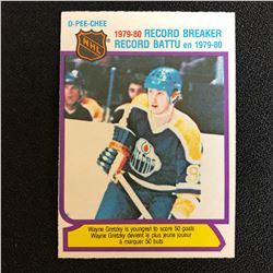 O-PEE-CHEE #3 WAYNE GRETZKY 1979-80 RECORD BREAKER