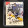 Image 1 : ADAM OATES SIGNED PINNACLE BE A PLAYER HOCKEY CARD