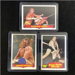 VINTAGE WRESTLING TRADING CARDS LOT (HOGAN, MACHO MAN...)