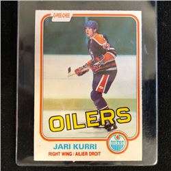 1981-82 OPC #107 JARI KURRI ROOKIE CARD