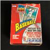 Image 1 : 1991 TOPPS BASEBALL CARD PACKS w/ BOX