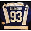 Image 1 : DOUG GILMOUR SIGNED LEAFS CAPTAIN JERSEY (AJ SPORTS COA)