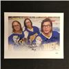Image 1 : SLAP SHOT'S HANSON BROTHERS SIGNED 8X10 PRINT (JSA COA)