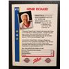 Image 2 : HENRI RICHARD SIGNED ZELLERS "MASTERS OF HOCKEY" CARD