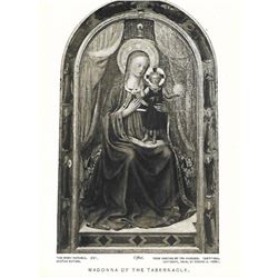 Vintage c.1920â€™s Half-tone Print, #221 Madonna of the Tabernacle