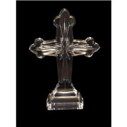 Tabletop Standing Crystal Crucifix Alter Cross