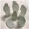 Image 1 : Frosted Glass Nativity Figures Set