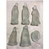 Image 2 : Frosted Glass Nativity Figures Set