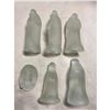 Image 3 : Frosted Glass Nativity Figures Set