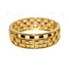 Image 2 : Goldtone & Rhinestone Bangle Hinge Bracelet