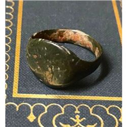10th - 13thc AD Medieval Bronze Ring Artifact