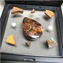 Grouping of Opal Gemstone Fragments