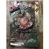 Image 1 : Original Mixed Media Painting, "Time Flies"