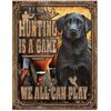 Image 1 : Hunting Dog Game Room, Pub Bar, Man Cave Metal Sign
