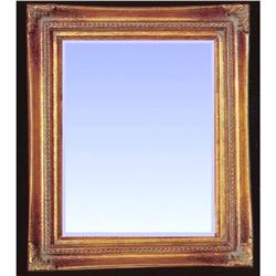 Traditional Gold Gilt Beveled Mirror