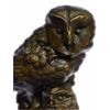 Image 2 : Two Owls Bronze Sculpture