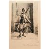 Image 1 : After Meissonier, Toussaint Etching "The Man At Arms"
