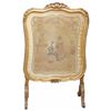 Image 1 : Antique Gilt Carved Needlepoint Screen