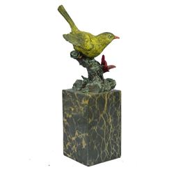 Little Yellow Bird Bronze Sculpture