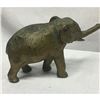 Image 7 : Antique EArly 1900's GCK Co. NY Spelter Elephant Paperweight Statue Figure