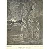 Image 2 : Vintage c1920â€™s Half-tone Print, #584L The Flight of Lot