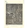 Image 3 : Vintage c1920â€™s Half-tone Print, #584L The Flight of Lot