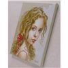 Image 3 : Signed Oil Painting, Portrait of Young Girl
