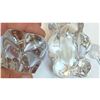 Image 6 : Daum France Pair of Floral Form Crystal Salts, Salt Cellars & Spoon