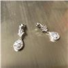 Image 1 : Art Deco Style Swarovski Crystal Teardrop Earrings