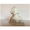 Image 3 : Lovely Small Italian Alabaster Bust of a Young Girl