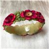 Image 3 : Vintage 1930's Molded Celluloid Floral Design Bangle Bracelet